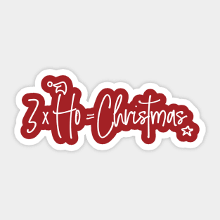 Ho ho ho Christmas Sticker